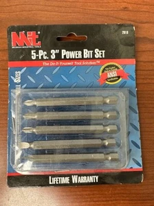 CON JUEGO DE BROCAS DE ALIMENTACIÓN DE 5 PIEZAS 3" 2919 LOTE DE 2 - Imagen 1 de 1