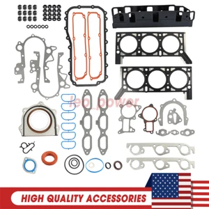 Full Gasket Set For Jeep Wrangler 2007-2011 3.8L V6 OHV 12v VIN 1 - Picture 1 of 11