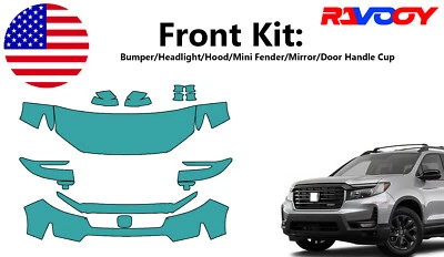 Kit de precorte de película de protección de pintura delantera PPF para Honda Ridgeline 2024-2025 Foto 1 de 4