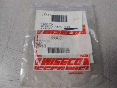Conjunto de anel de pistão NOS Wiseco 43mm Kawasaki 83-03 KX60 Suzuki 78-06 JR50 1693CD - Imagem 1 de 2