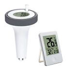 Versatile Floating Thermometer for Pools Spas and Aquariums White+Gray