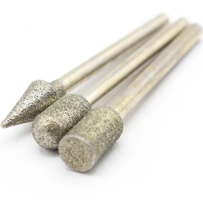 20 Stück Diamant Schleifer Fräswerkzeug Fräser Dremel Proxxon Diamantfräser Satz - Bild 1 von 4