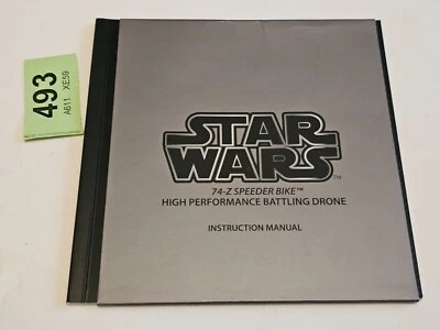 Star Wars Propel Drone Instructions Manual 74-Z Speeder Bike Collectors Edition - Image 1 of 4