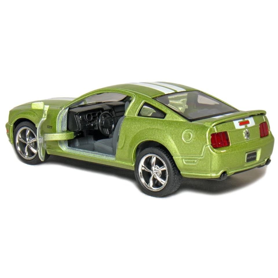 Nuevo 5" Kinsmart 2006 Ford Mustang GT Stripes modelo diecast coche de juguete 1:38 verde Foto 1 de 1