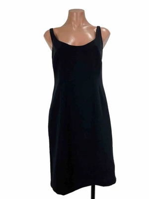 Vestido Steve Madden Vintage y2k 4 Funda Negra Ajustada LBD Goth Whimsgoth Cóctel Foto 1 de 4