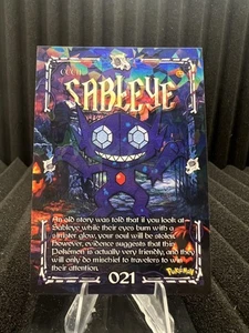 Sableye #21 - Holo Hielo agrietado - Cartas de truco o trato de prisma - Pokémon - Imagen 1 de 2