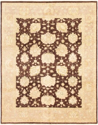 Hand Knotted Area Rug 8'0" x 10'0" Traditional Oriental Wool Carpet - Image 1 of 4