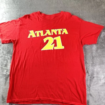 Camiseta Vintage Atlanta Hawks Dominque Wilkins NBA - Imagem 1 de 4