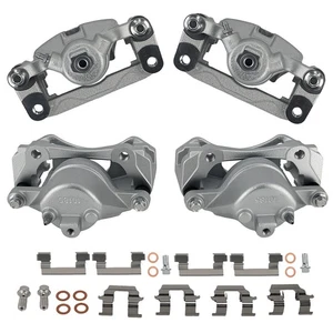 Front Rear Brake Calipers for Oldsmobile Intrigue 1998-2002 Full Kit w/Bracket - Picture 1 of 11