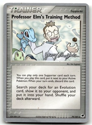 Professor Elm's Training Method 2007 79/101 World Championship Card Pokemon - Image 1 of 2