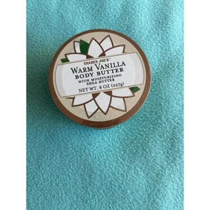 Trader Joes Warm Vanilla Body Butter Moisturizing with Shea 8oz New & Sealed - Picture 1 of 3