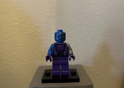 LEGO Nebulosa Minifigura Cabeza Azul Guardianes de la Galaxia sh0121 Del Set 76020 Foto 1 de 4