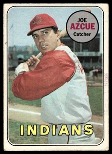 1969 O-Pee-Chee Joe Azcue Vintage Baseball Cleveland Indians #176 - Picture 1 of 2
