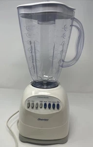 Vintage Oster Osterizer 8 Geschwindigkeiten Mixer Cremeweiß 564A Ice Crush Impuls - Kunststoff - Bild 1 von 14