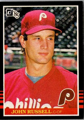 1985 Donruss John Russell #648 Philadelphia Phillies Baseball Card - Image 1 of 2