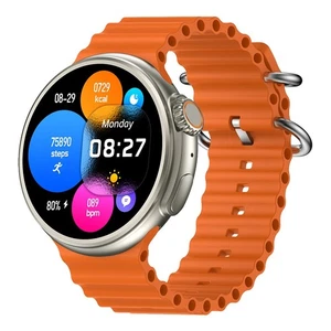 Reloj Inteligente Impermeable Bluetooth Llamada Fitness Rastreador Brújula Carga Inalámbrica - Imagen 1 de 10