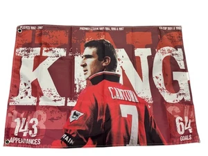 KING ERIC CANTONA 3x2FT FLAGGE KOSTENLOSER VERSAND UK 48 STUNDEN - Bild 1 von 4