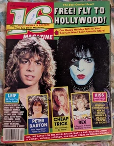 16 Magazine February 1980 KISS Leif Cheap Trick Bee Gees Village people styx - Picture 1 of 7