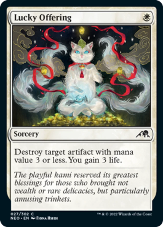 x1 Lucky Offering - Kamigawa: Neon Dynasty - NM - MTG - Image 1 of 1