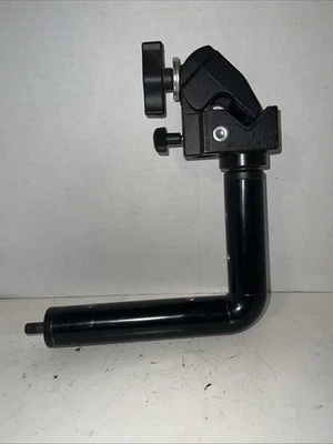 Abrazadera de tubo negra Manfrotto Art 035 carga máxima 15 kg/33 lb ITALIA brazo extraíble C Foto 1 de 3