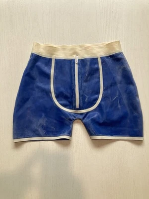 100% Mens Latex Rubber Short Shorts Fetish ClubWear BDSM UK - Image 1 of 2