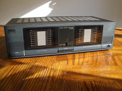 VINTAGE SANSUI B-3000 STEREO POWER AMP AMPLIFIER 120Wx2-METERS-FAN-TESTED - Image 1 of 4