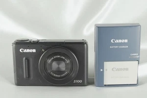 [Near Mint] Canon PowerShot S100 12.1MP Digital Compact Camera Black Tested - Picture 1 of 3