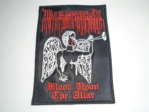 BLASPHEMY BLOOD UPON THE ALTAR EMBROIDERED PATCH - Picture 1 of 1