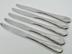 5 pcs Oneida Flight Reliance Modern Hollow Dinner Knives Stainless Glossy 9 Inch - Picture 1 of 4