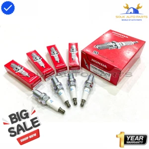 12290-RB0-J11 SPARK PLUG SET 4 PCS Iridium DIFR6D13 For Honda CR-Z 1.5L L4 JAZZ - Picture 1 of 7