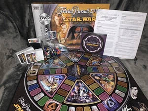 2005 Trivial Pursuit Star Wars Saga Edition DVD Game COMPLETE - Part Sealed - Picture 1 of 12