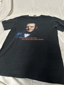 Vintage Y2K 2006 Silence of the Lambs Hannibal Lecter T Shirt Sz Small - Picture 1 of 4