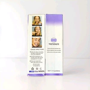 (2) Count Purple Toothpaste for Teeth Whitening and Stain Removal. New - Picture 1 of 3