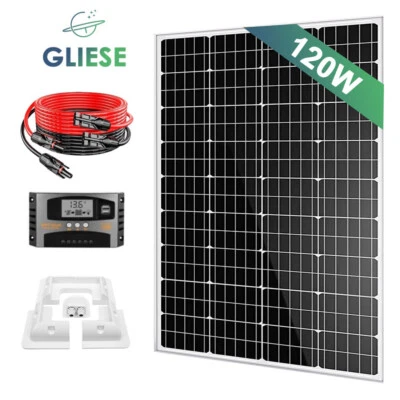 120W Wohnwagen Set Solaranlage Komplettpaket Solarpanel 12V Solarmodul Camping - Bild 1 von 4