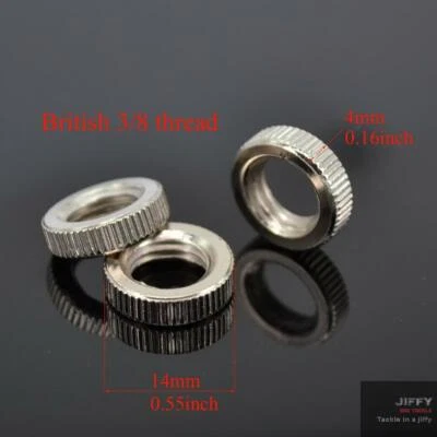 LEISURELITE 3 x Edelstahl Bank Stick Biss Alarm Verriegelungsmuttern.