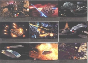2018 Deep Space Nine Heroes & Villains Ships Of The Line Set Of 9 cards! RARE! - Picture 1 of 1