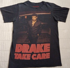 Unisex Small Drake Black Take Care Graphic T Shirt - Picture 1 of 10