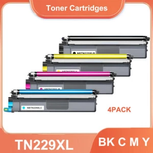 Cartucho de tóner TN229XL para Brother TN-229 MFC-L3780CDW HL-L3220cdw 4PK - Imagen 1 de 4