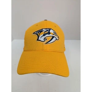 Pro Fanatics A Flex Nashville Predators Patch Logo Men Yellow M/L Cap Hat - Picture 1 of 9