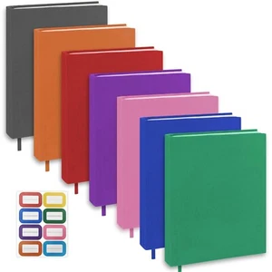 KICNIC Jumbo Book Covers 7 Pack, 9x11 Inch Stretchable Book Sox Suitable for ... - Picture 1 of 8