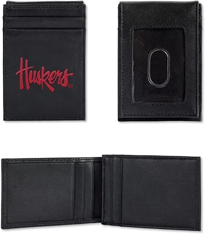 Nebraska Cornhuskers NCAA Embroidered Front Pocket Wallet Cover
