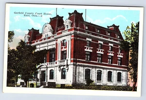 Enid Oklahoma Garfield County Court House Postcard B875 - Picture 1 of 2
