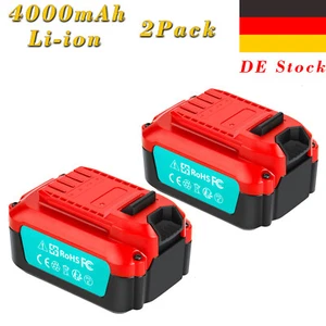 2X 20V 4000mAh Li-ion Akku für Craftsman CMCB204,CMCB205,CMCBL0100,CMCBL720,V20 - Bild 1 von 11