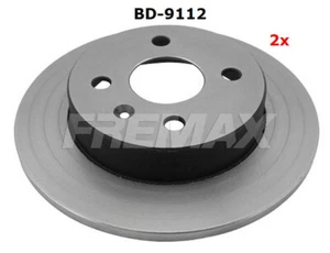 2 Bremsscheiben hinten Fremax BD-9112, 240mm für Opel Corsa C Combo Tigra Tw Top - Bild 1 von 2