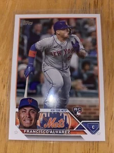 2023 Topps Serie 2 #644 Francisco Álvarez Novato Mets de Nueva York - Imagen 1 de 2