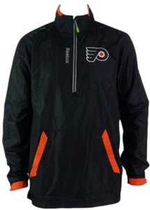 Pullover Reebok NHL Hombre Flyers Center Ice Collection Negro y Naranja Talla Pequeña - Imagen 1 de 14