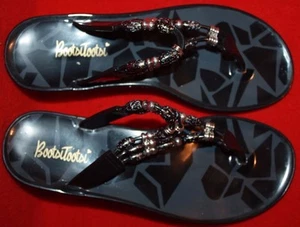 Bootsitootsi Women's Flip Flop Black Color Size 8 - Picture 1 of 10