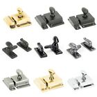 From The Anvil Cabinet Cupboard Door Latches & Turns Beeswax Black Natural Brass