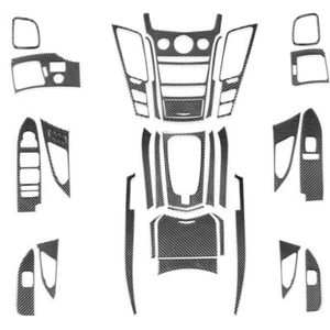 NUEVO juego de 31 molduras interiores completas de fibra de carbono real para Cadillac CTS 2008-2013 - Imagen 1 de 12