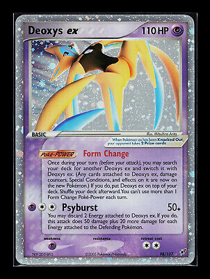 Pokemon Card - Deoxys ex (Attack Forme) - Deoxys HOLO 98/107 Ultra Rare